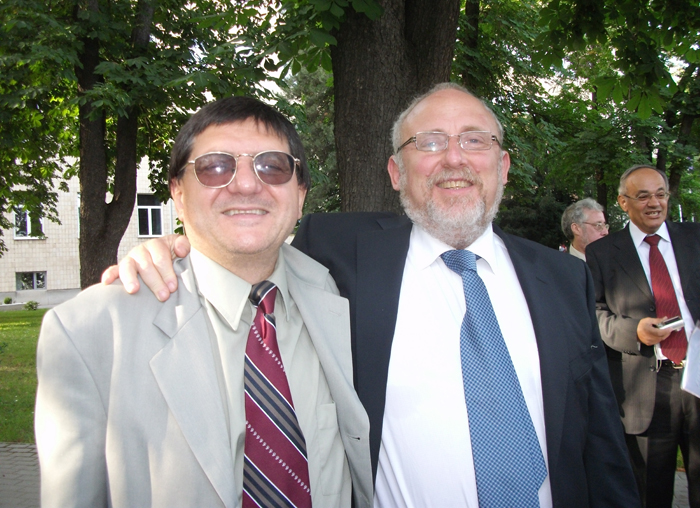 With Dr. Diego Rapoport from Argentina at the University of Pecs, Hungary 2010.jpg